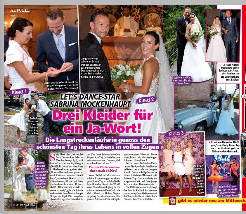 Sabrina Mockenhaupt Hochzeit